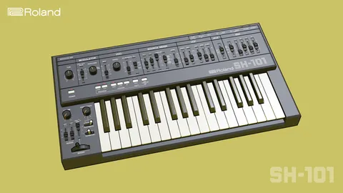 Roland SH-101 のイラスト